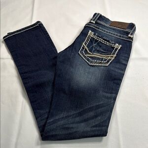 BKE Blue Straight Leg Jeans Classic Denim